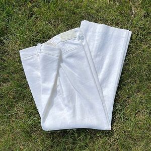 White Linen Pants